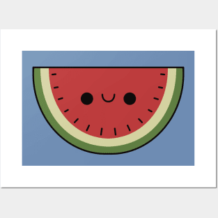 Cute Watermelon - Kawaii Watermelon Posters and Art